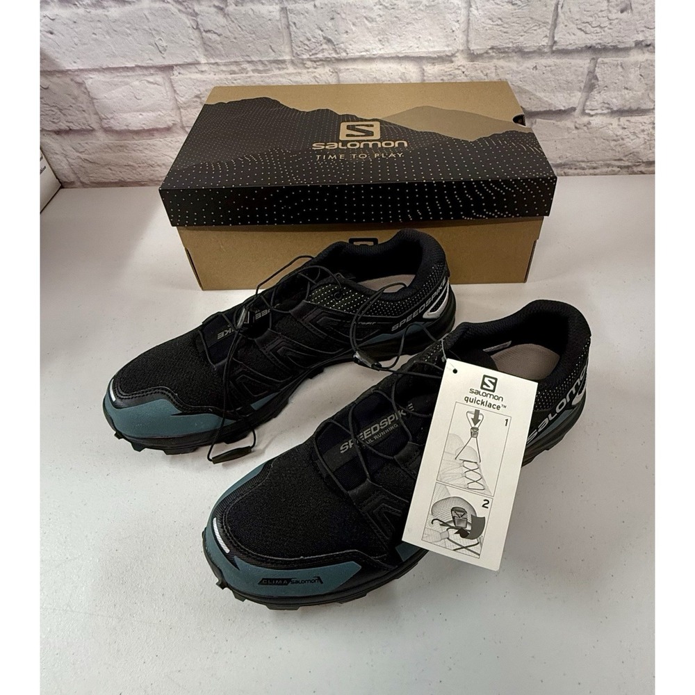 Salomon Speedspike Trail Running Shoes W/Studs Unisex Women 12 Men 11 BRAND NEW